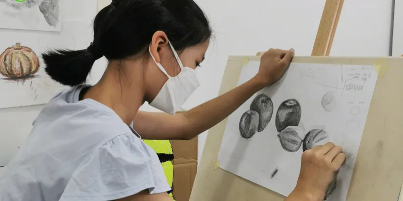 Tonal pencil study from a Wondrous Level 1 class