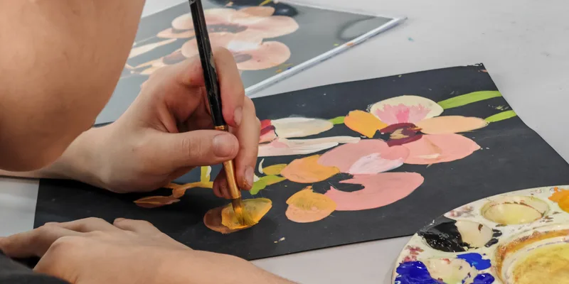 Level 2 class at Wondrous Art Studio