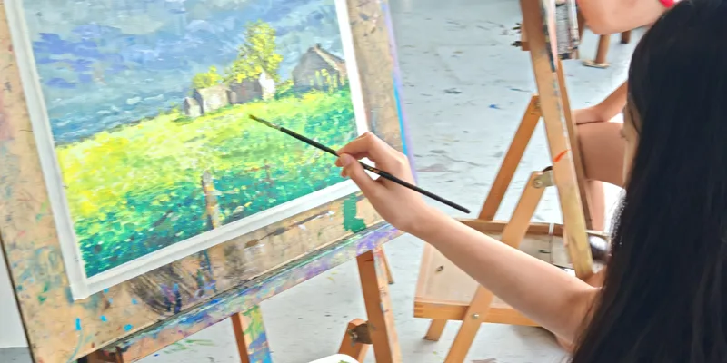 Level 3 class at Wondrous Art Studio